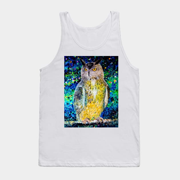 Owl - a symbol of wisdom Tank Top by NataliaShchip